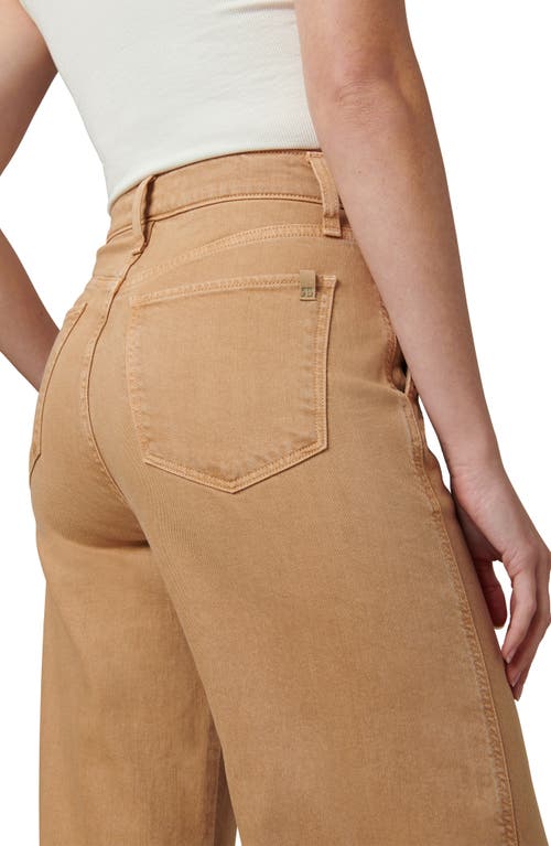 Shop Joe's The Trixie Cuff High Waist Wide Leg Trouser Jeans In Doe