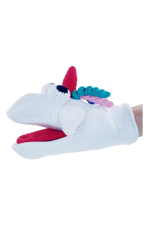 Cuddoll Unicorn Hand Puppet in White at Nordstrom