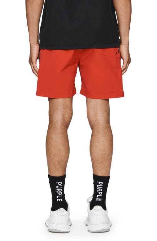 Purple Brand Uppercut All Around Performance Shorts In Red
