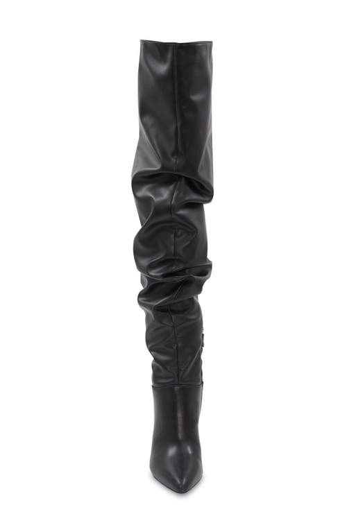 Shop Bcbg Barely Over The Knee Boot In Black