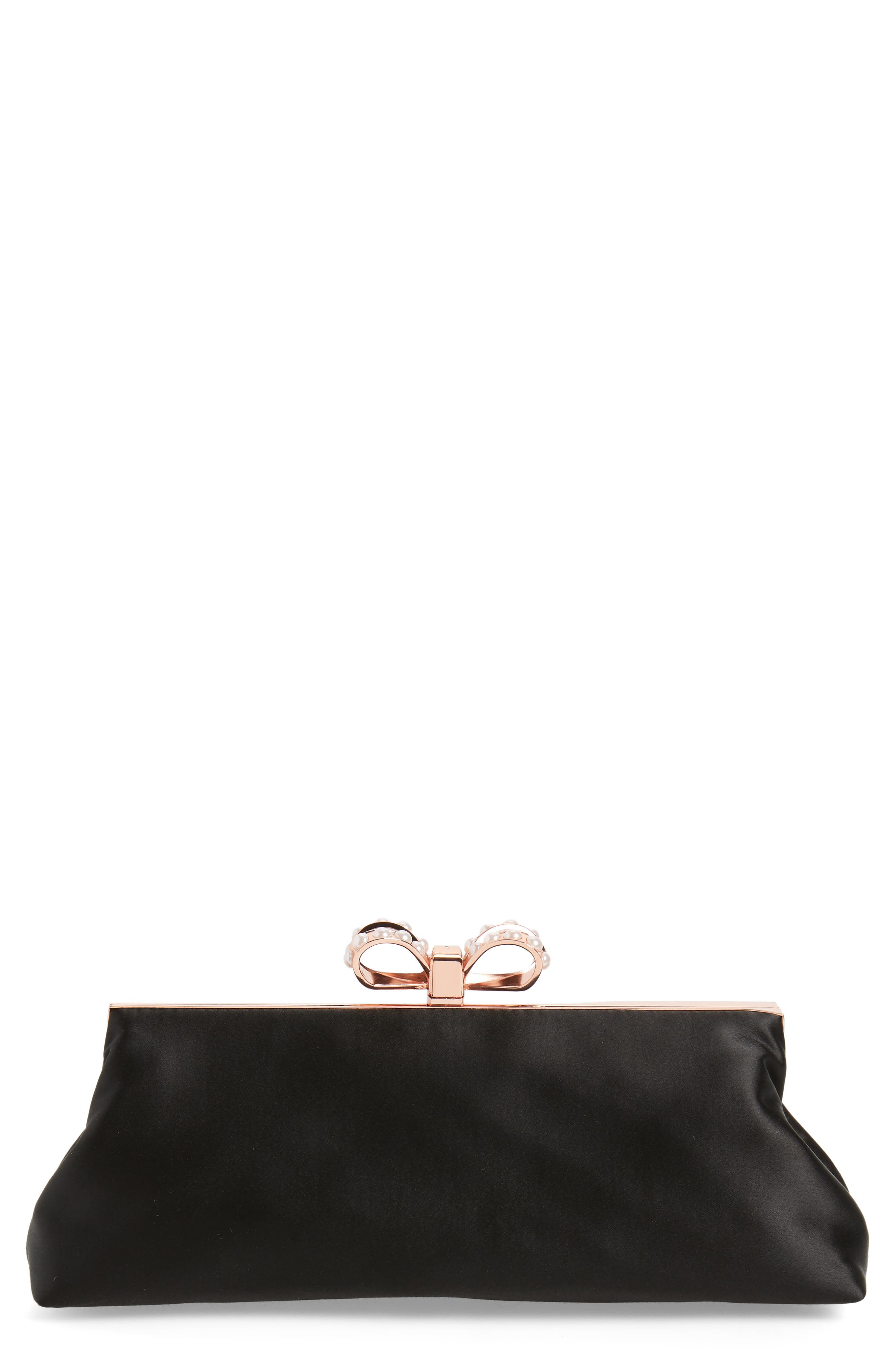 ted baker black evening bag