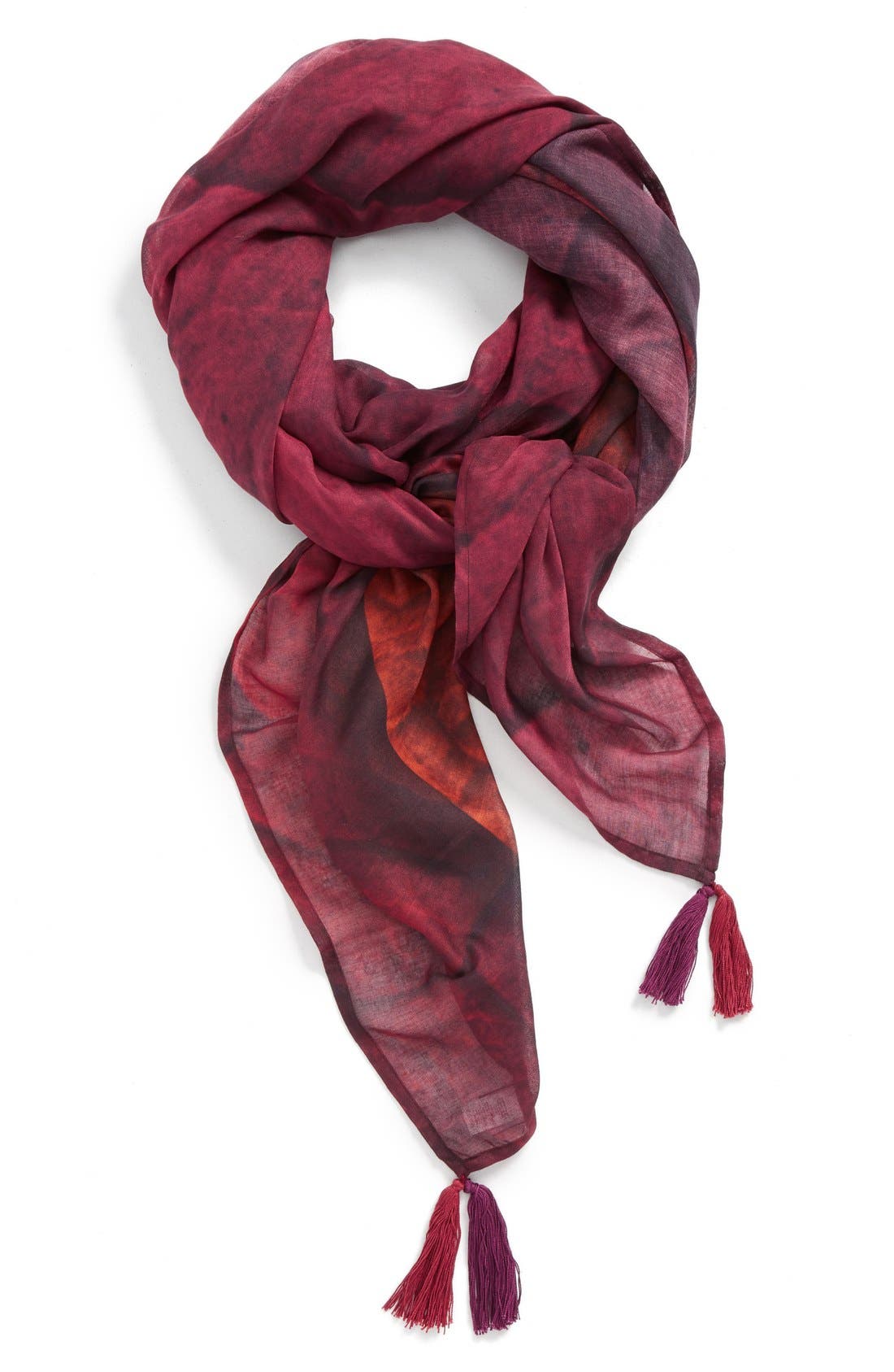 Echo 'Changing Leaves' Tassel Wrap Nordstrom