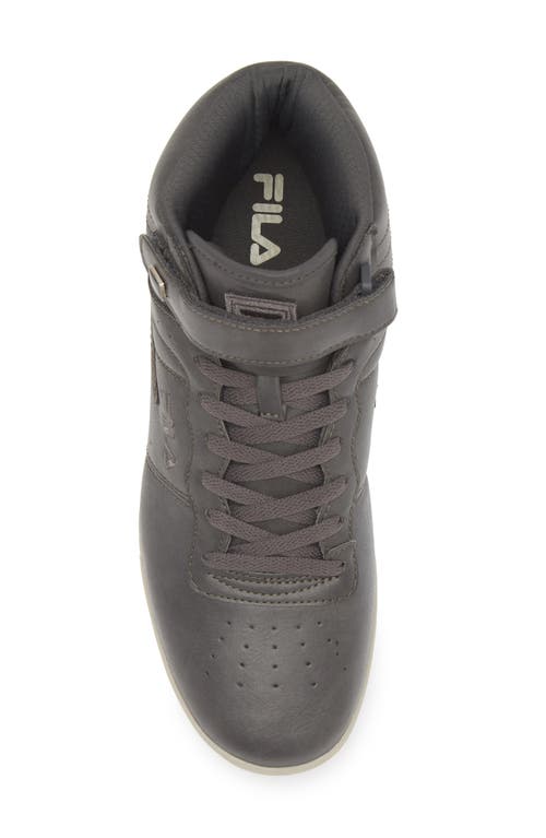 Fila Vulc 13 High Top Sneaker In Coarse Rock/soft Birch