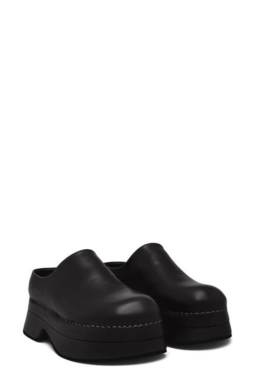 Shop Alexander Mcqueen Stone Clog In Black