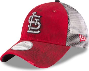 New Era Men's New Era Red St. Louis Cardinals Team Rustic 9TWENTY Trucker  Adjustable Hat