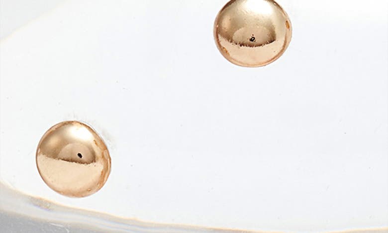 Shop Open Edit Dotted Lucite® Bangle Bracelet In Clear- Gold