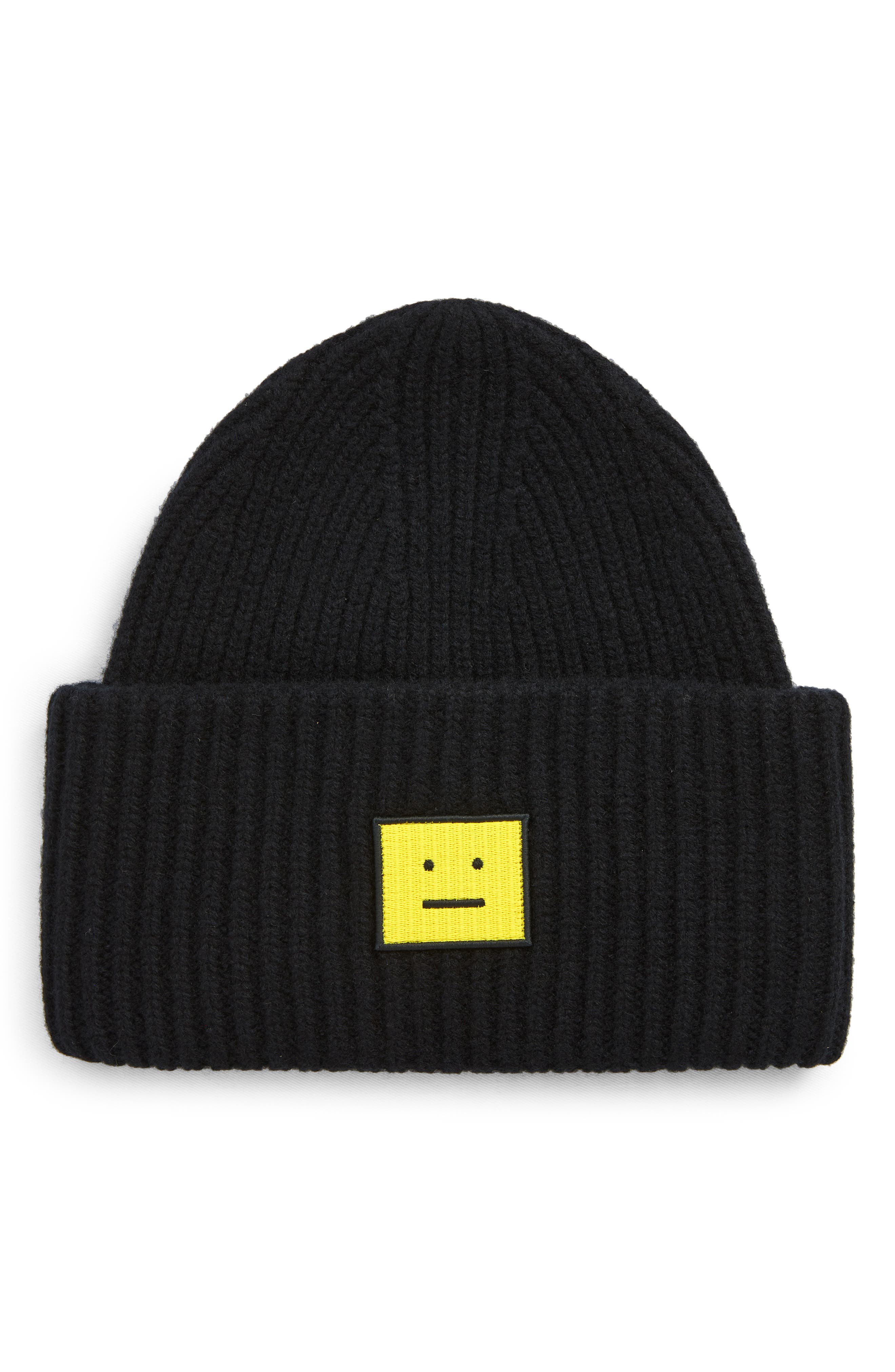 値下がり 《 ACNE STUDIOS 》Pilled beanie ブラック アクネ