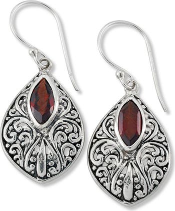 Garnet earrings 2025 h samuel