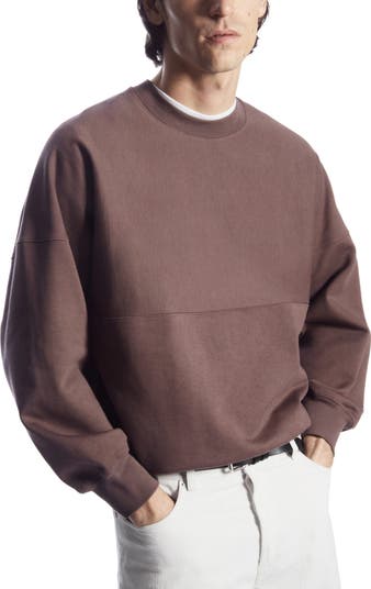 Cos relaxed discount cotton jersey sweatshirt