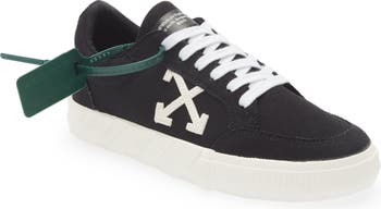 Vulcanized Leather Low-Top Sneakers