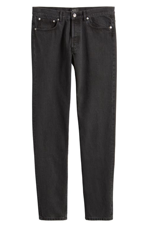 A.P.C. New Standard Nonstretch Jeans in Noir Delave
