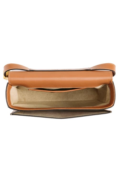 Shop Tod's Mini T-timeless Leather Shoulder Bag In Kenia Scuro