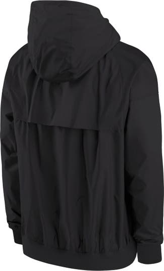 Men's Nike Black Pumas Third Windrunner Raglan Full-Zip Jacket