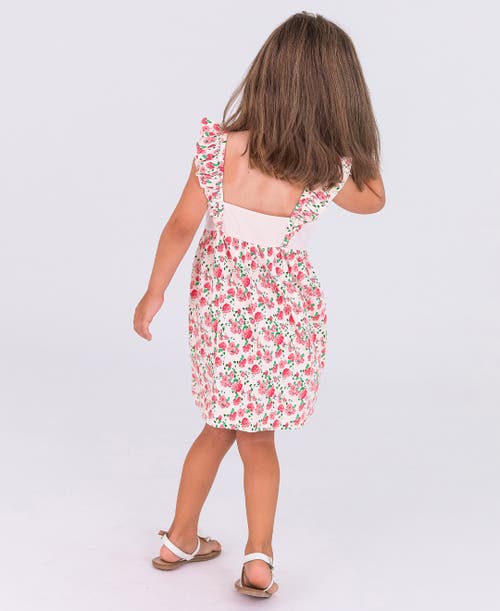 Shop Rufflebutts Baby Ruffle Strap Mixed Print Dress In English Roses