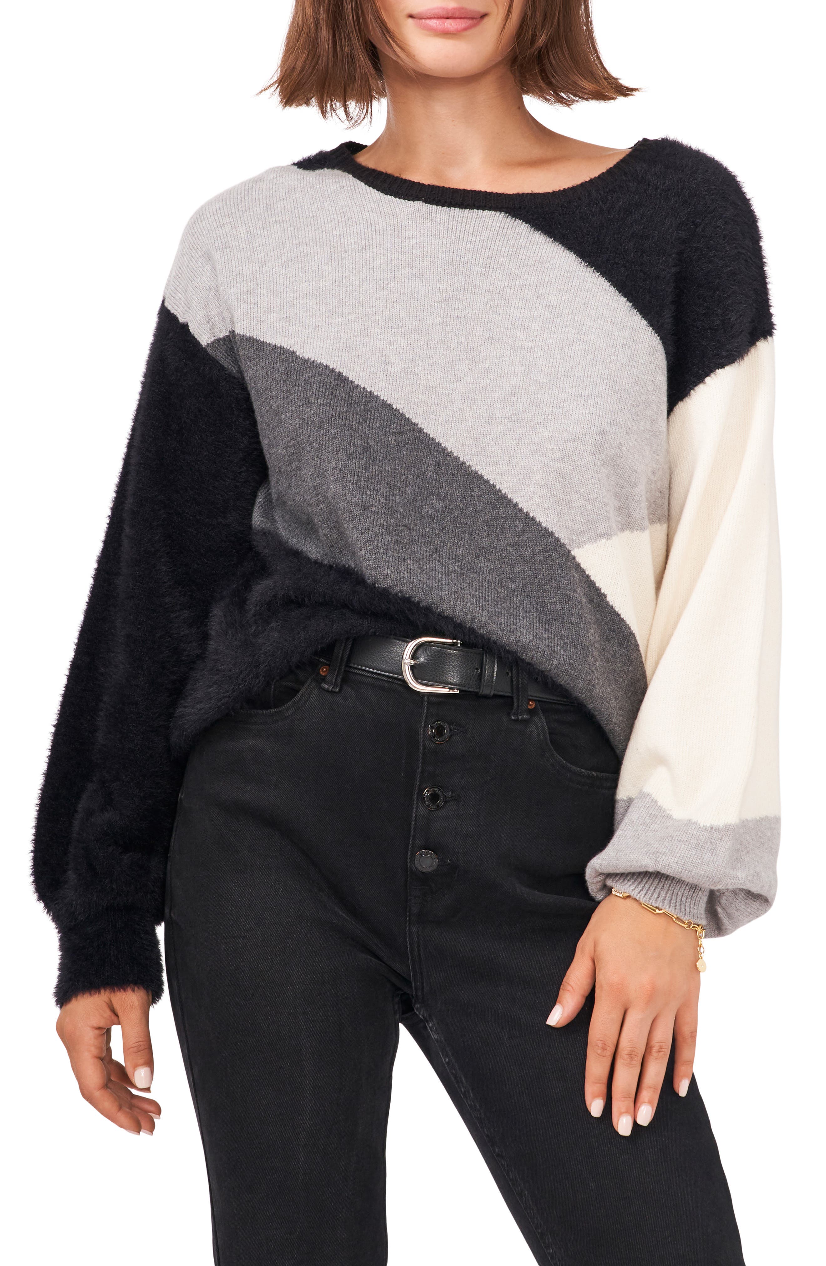 vince camuto eyelash sweater