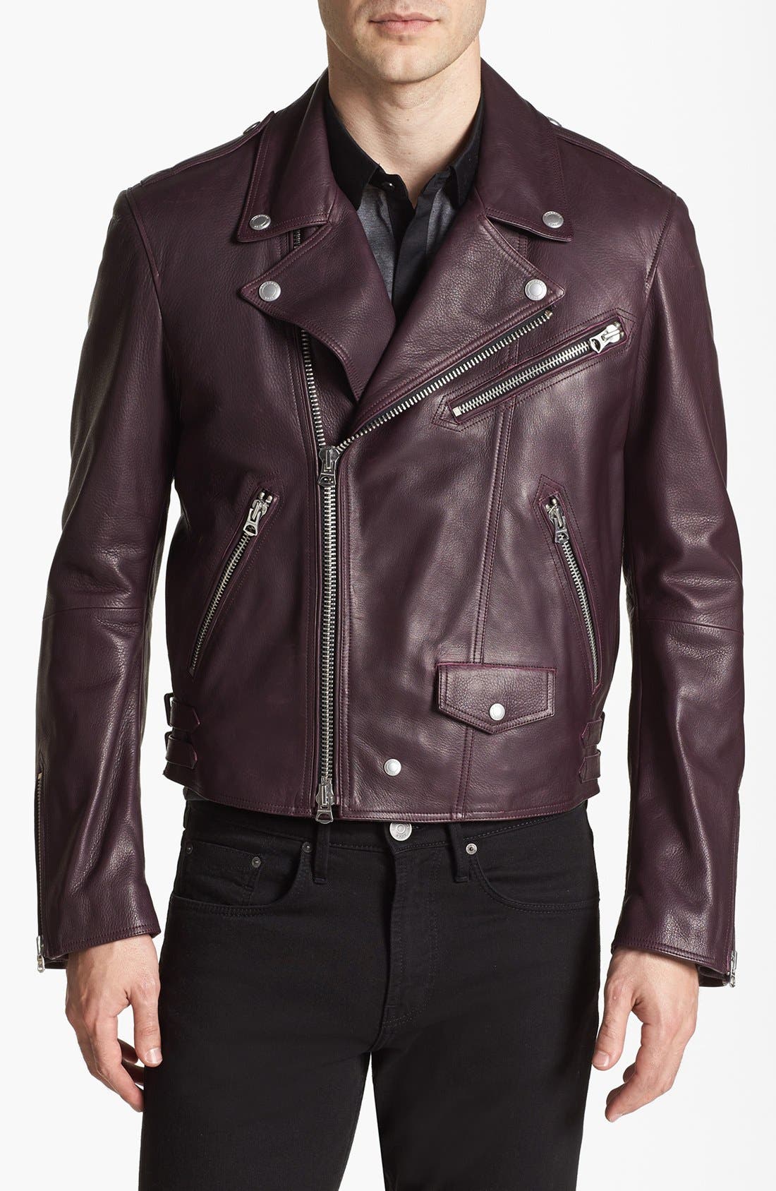 burberry brit leather jacket
