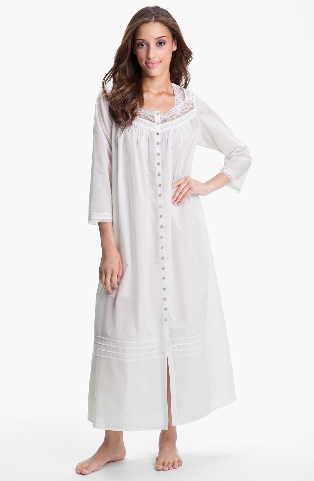 Eileen West Button Front Nightgown Nordstrom