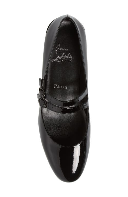 Christian Louboutin Flats In Black/red