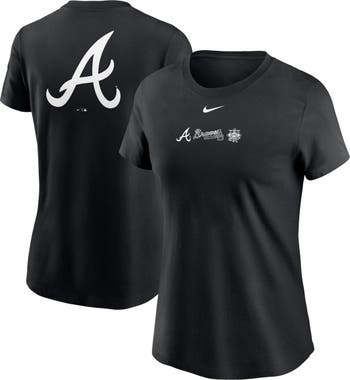 Nike Women's Nike Black Atlanta Braves Over Shoulder T-Shirt
