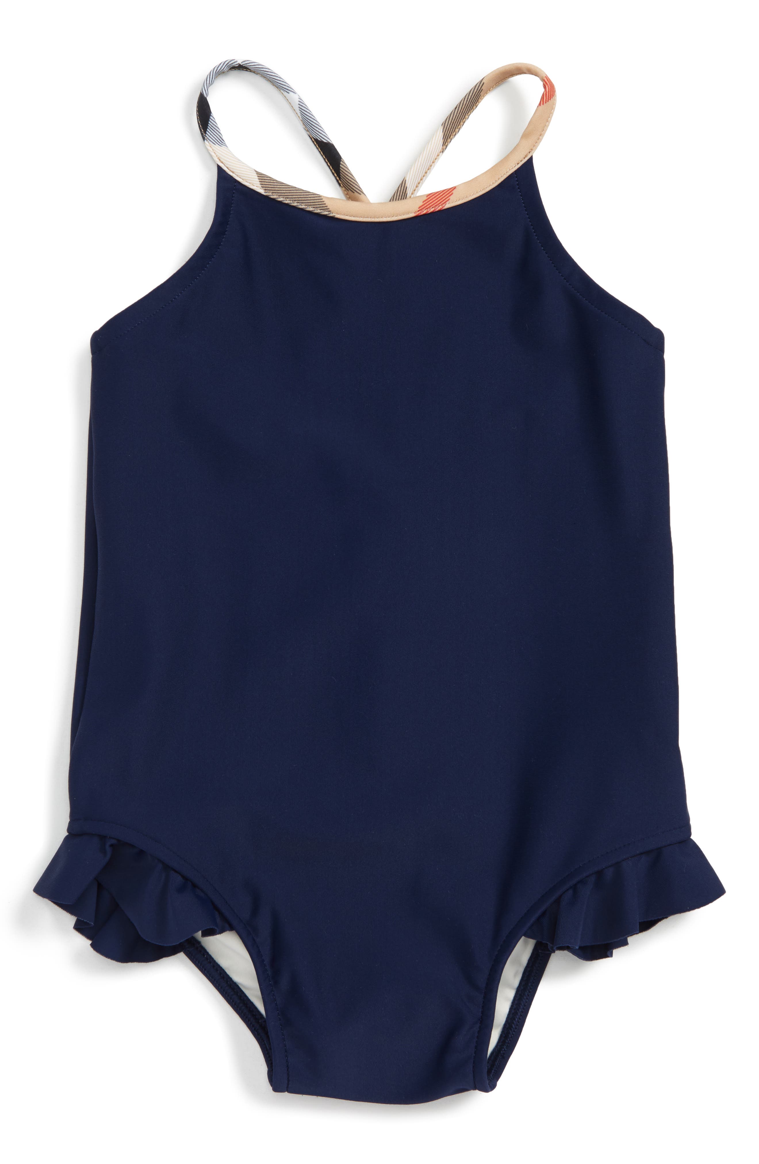 Burberry 'Lundy' OnePiece Swimsuit (Baby Girls) Nordstrom