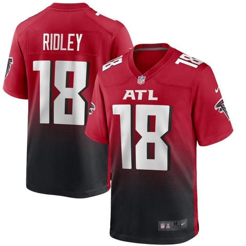 Men's Majestic Threads Calvin Ridley Cream/Black Atlanta Falcons Vintage Player Name & Number Raglan 3/4-Sleeve T-Shirt