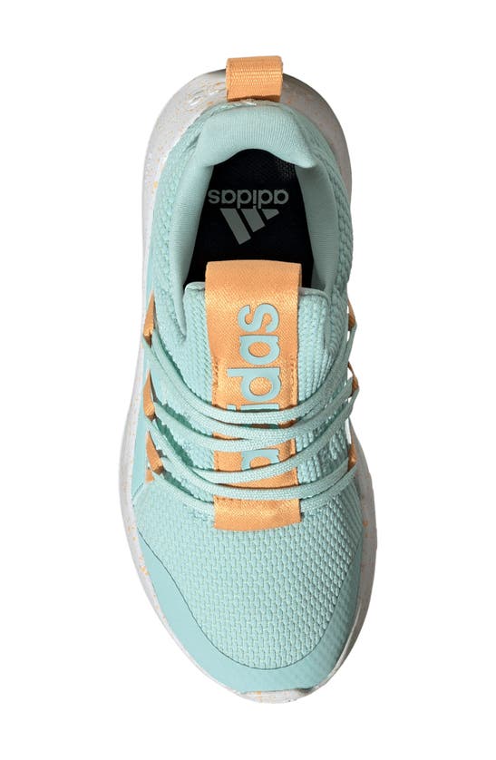 Shop Adidas Originals Lite Racer Adapt 5.0 Running Shoe In Aqua/ Orange/ Green Spark