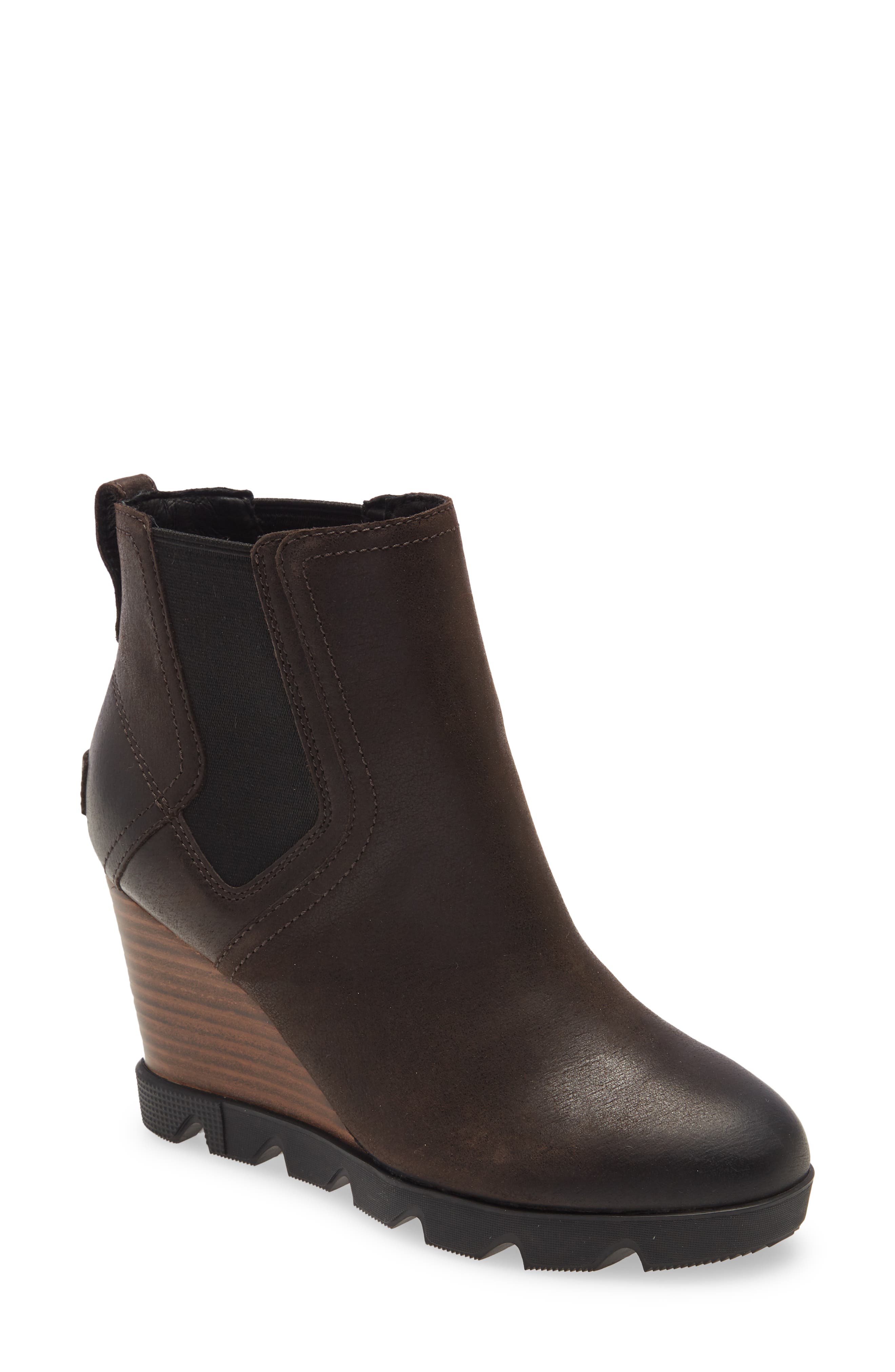 chelsea boot wedges