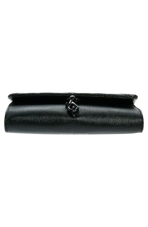 Shop Rebecca Minkoff Edie Wallet On A Chain In Black