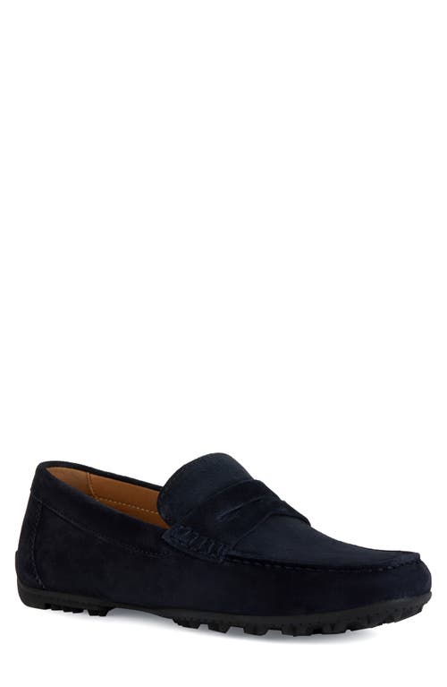 Geox Kosmopolis Penny Loafer in Navy | Smart Closet