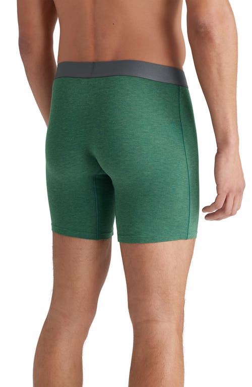 Shop Tommy John Cool Cotton Blend Boxer Briefs In Green Heather