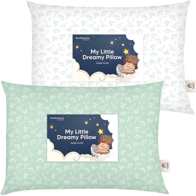 Shop Keababies 2-pack Toddler Pillows In Dinoland