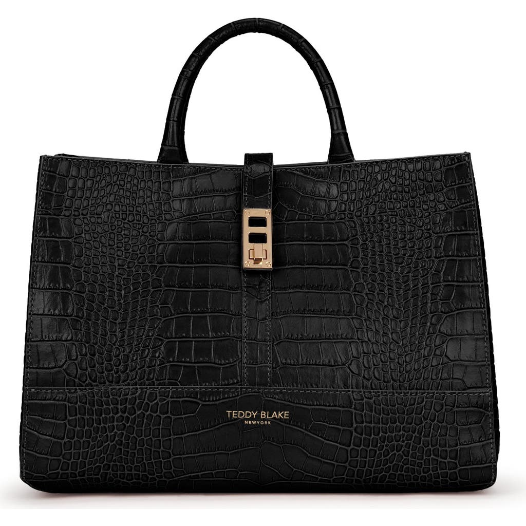 Teddy Blake Lola Croco 12" In Black