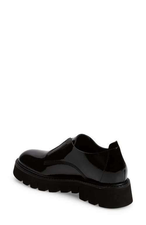 Shop Pedro Garcia Silvia Water Resistant Platform Loafer In Black Castoro Naplack