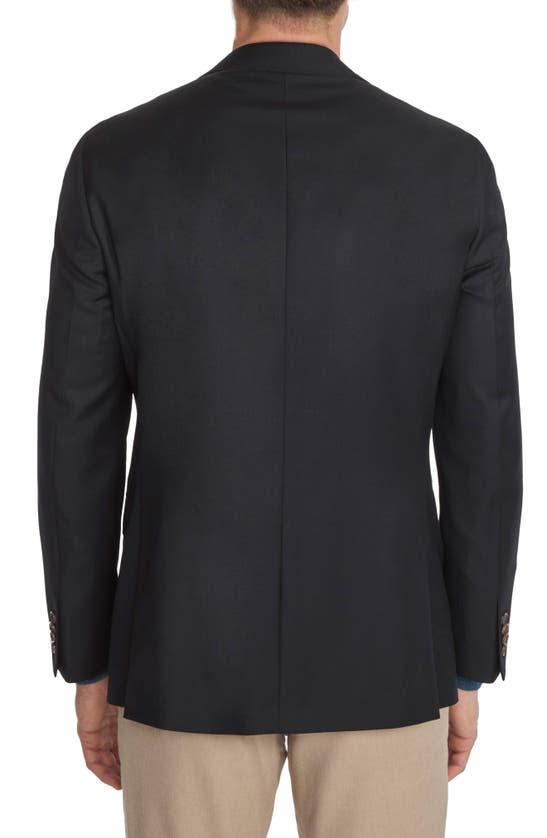 Shop Jack Victor Esprit Solid Wool Blazer In Navy