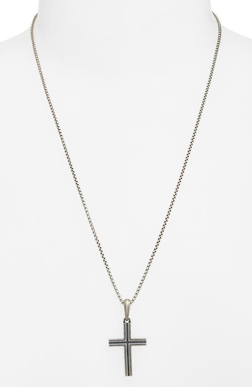 Miranda Frye Cross Pendant Necklace In Silver
