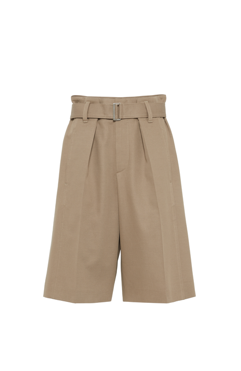 PINKO Beige Cotton Bermuda Shorts
