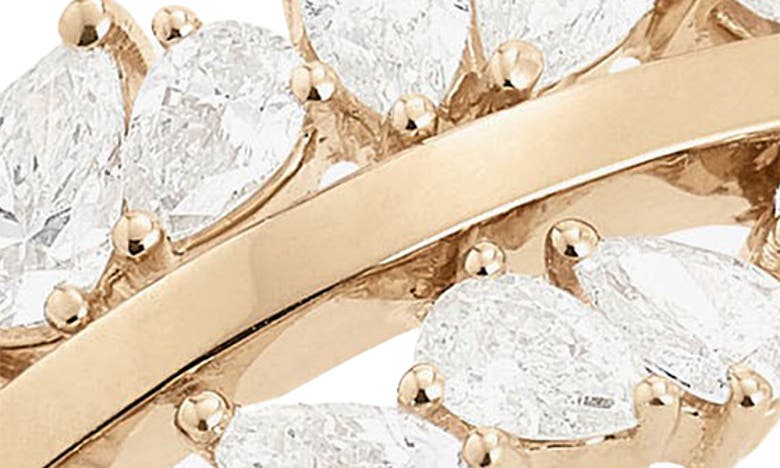 Shop Lana Pear Diamond Bar Ring In Yellow Gold/ Diamond