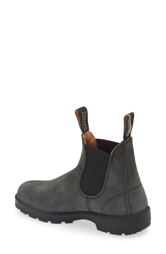 Shop Blundstone Footwear Blundstone Chelsea Boot In Rustic Black Leather