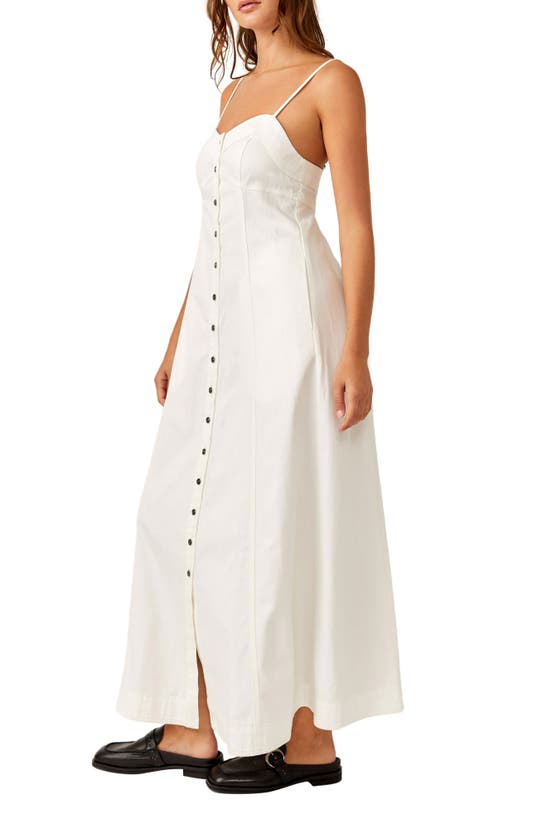 Shop Free People Just Jill Sleeveless Maxi Dress In Ivory