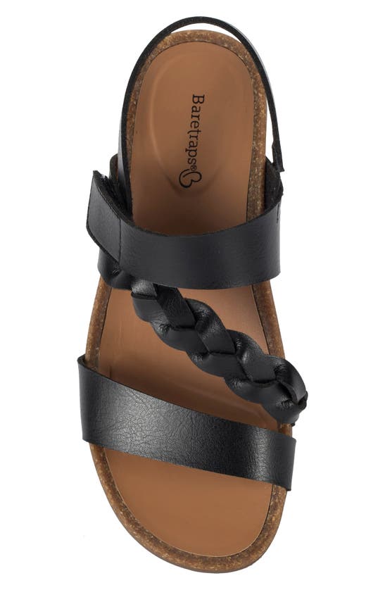 Baretraps Happy Braid Strap Slingback Sandal In Black Modesens 