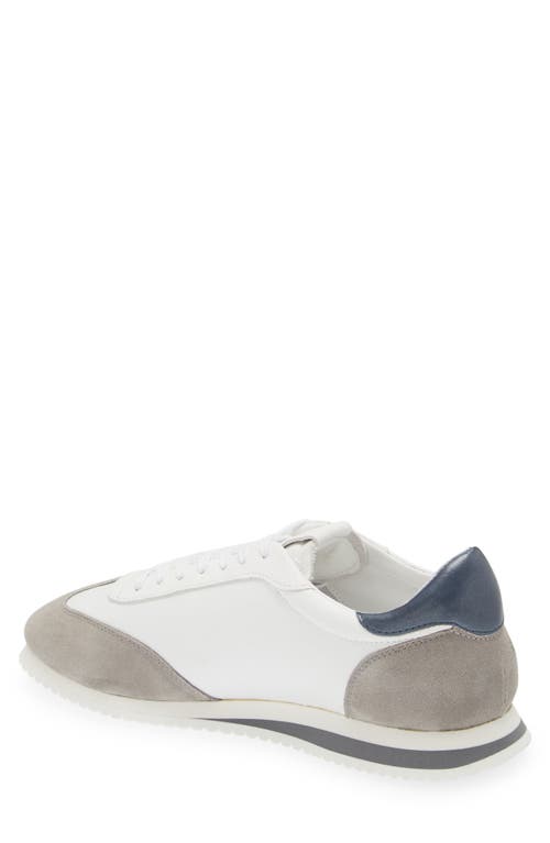 Shop G Brown Dash Low Top Sneaker In White/blue/grey