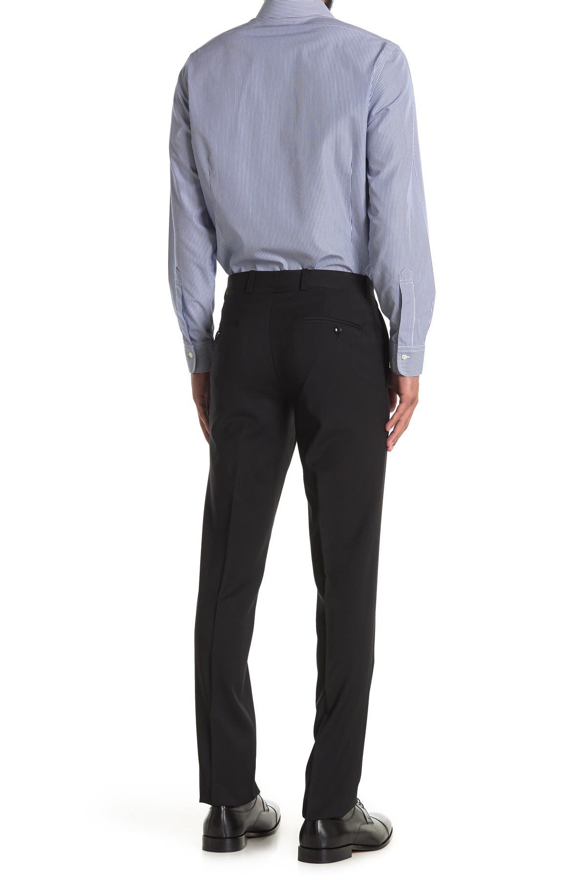 ted baker black trousers mens