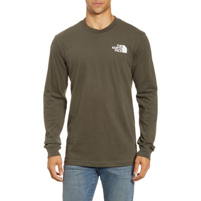 The North Face Red Box Long Sleeve Crewneck T-Shirt