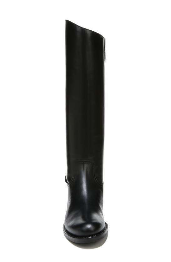 Sam Edelman Mikala Womens Leather Riding Knee-high Boots In Black