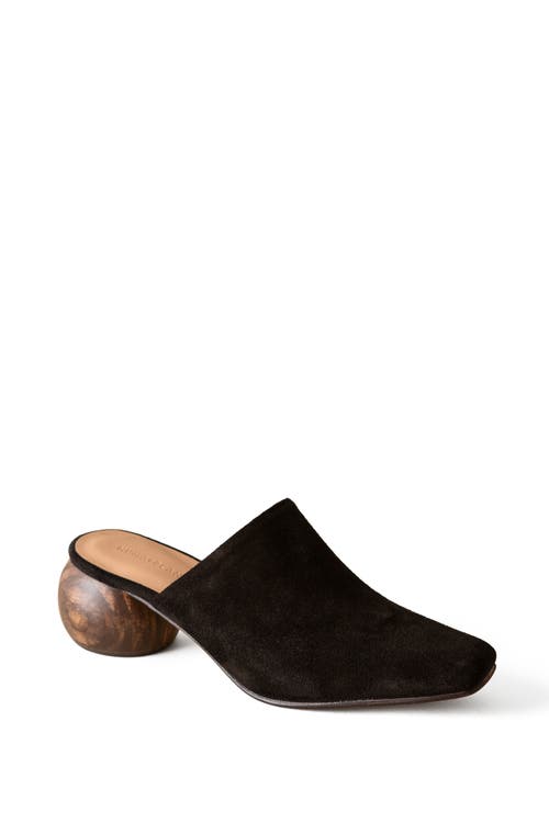 Shop Huma Blanco Mina Mule In Coal Suede