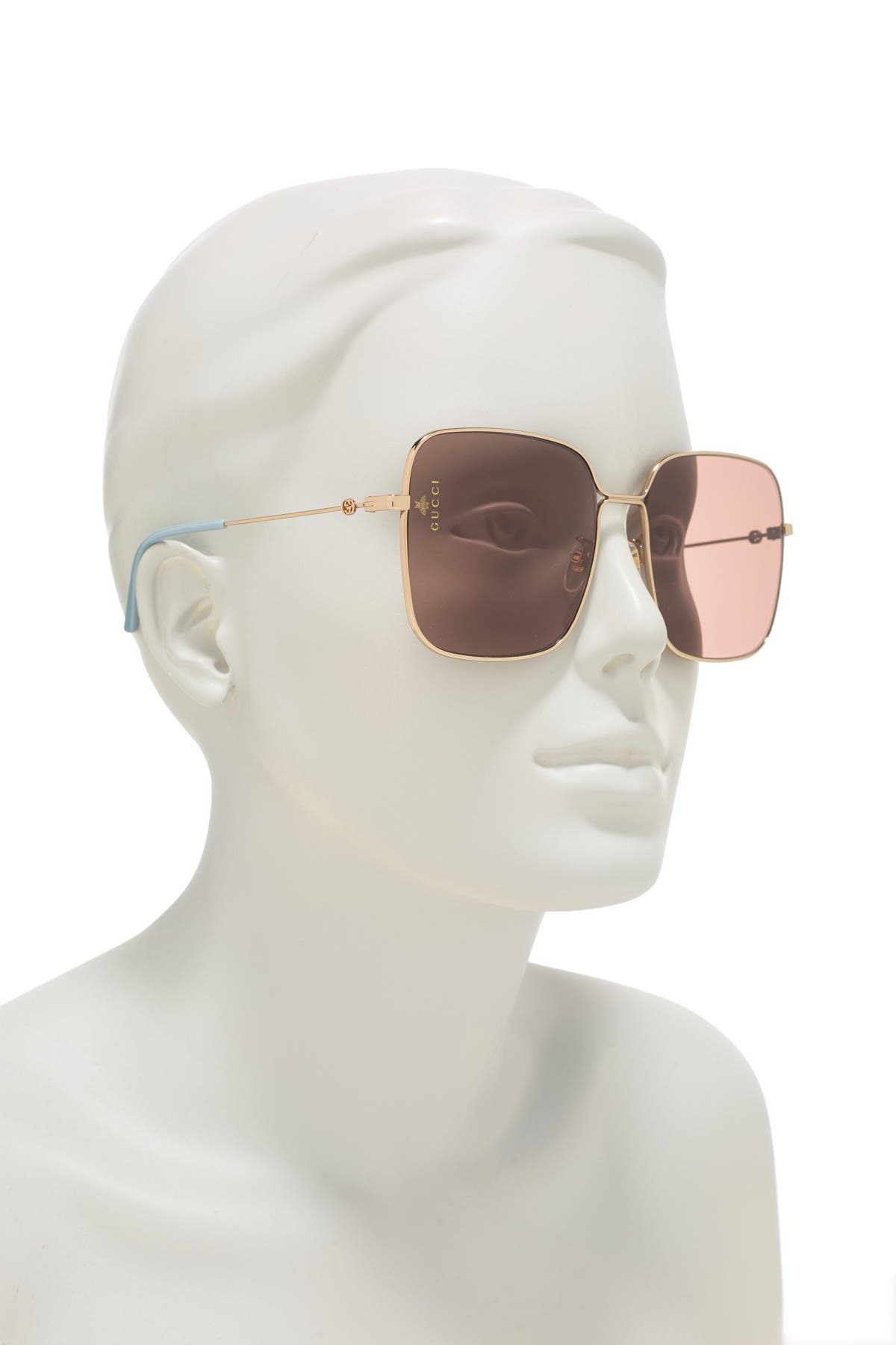 GUCCI | 60mm Square Wire Sunglasses 