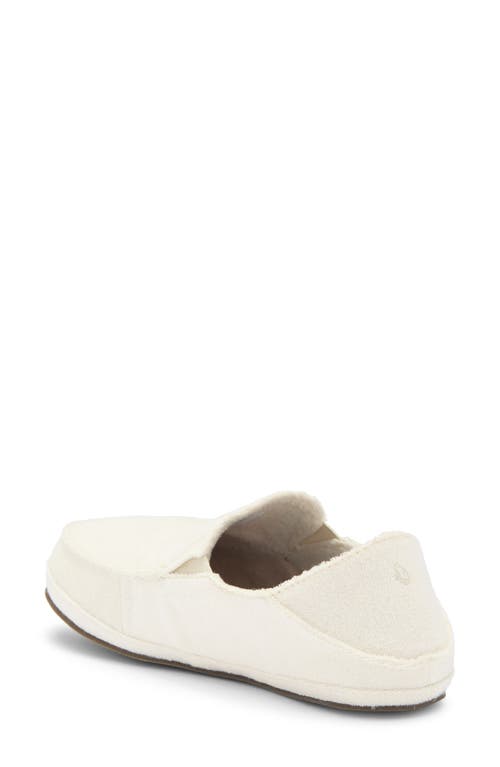 Olukai Nohea Hulu Slip-on Sneaker In Bone/bone
