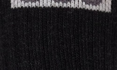 Ugg(r) Luann Wool Blend Crew Socks In Tar/charcoal