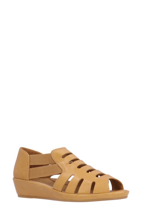 L'Amour des Pieds Bayla Wedge Sandal Lioness at Nordstrom,