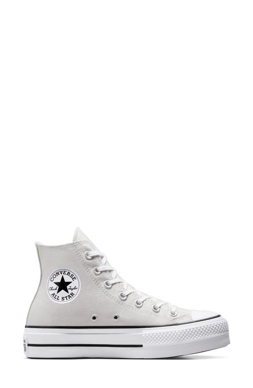 Shop Converse Chuck Taylor® All Star® Lift High Top Platform Sneaker In Barely Grey/white/black